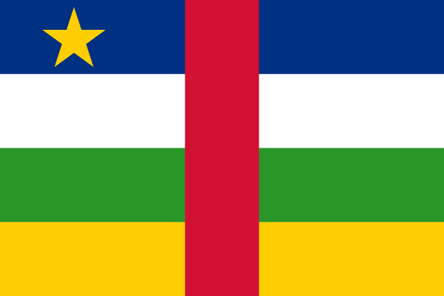 中央アフリカの国旗