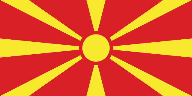 北マケドニアの国旗